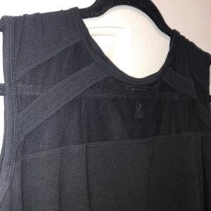 BCBG high low tank top with sheer M
